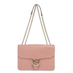 Bolsa-Gucci-Interlocking-Couro-Rosa-