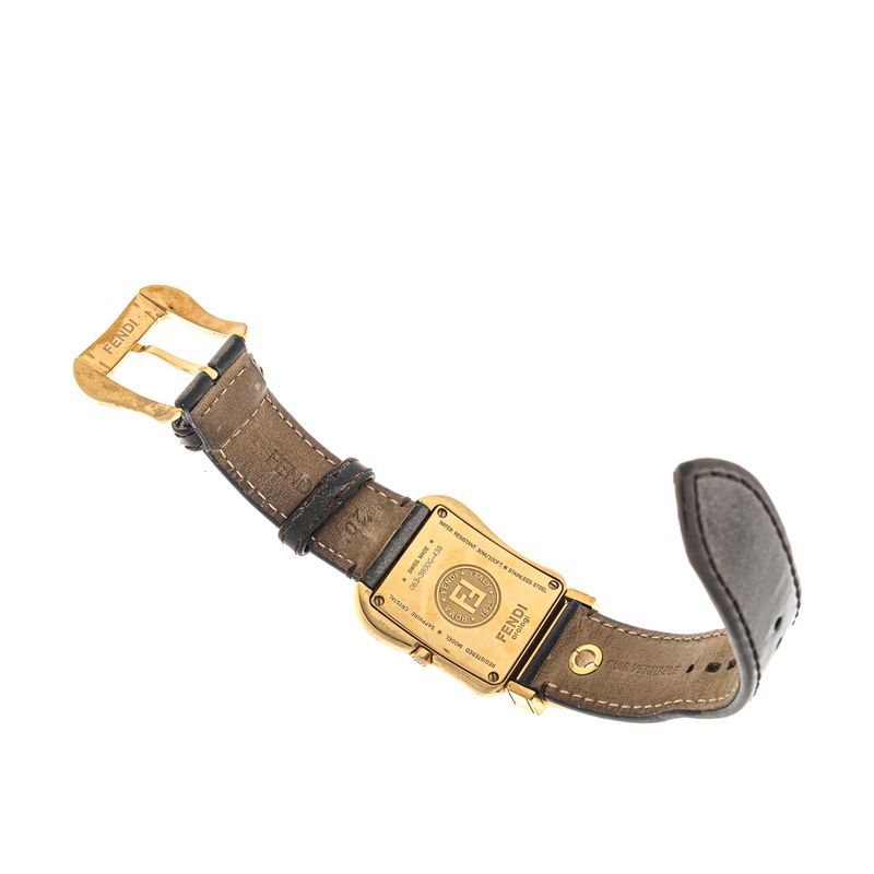 Relogio-Fendi-Dourado-e-Couro-Metalizado