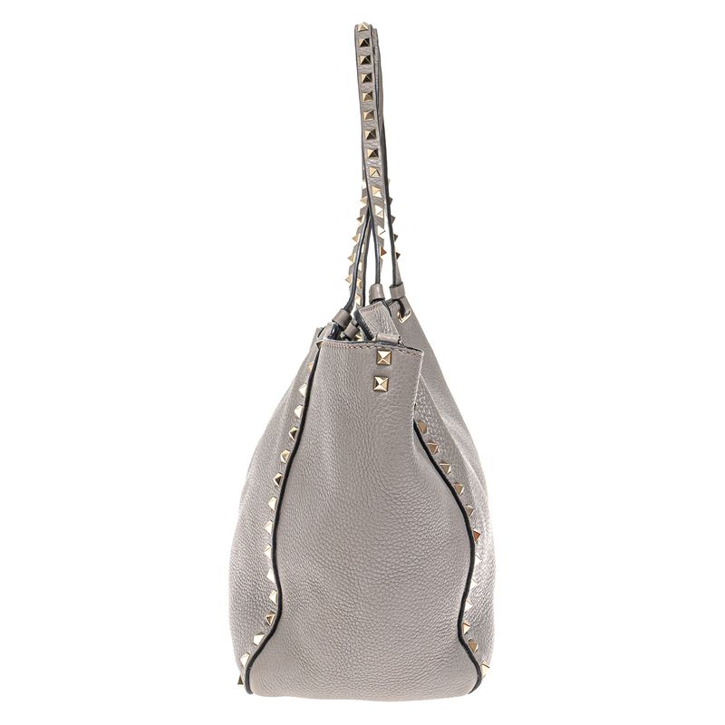 Bolsa-Valentino-Garavani-Tote-Rockstud-Cinza-