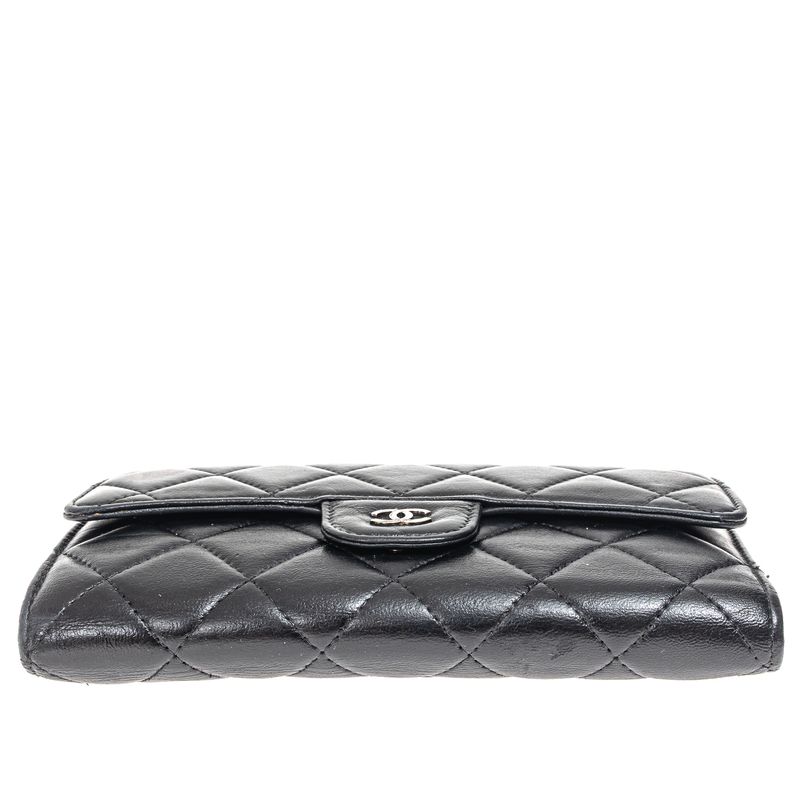 Carteira-Chanel-Lambskin-Matelasse-Preta-