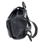 Mochila-Gucci-Bambu-Couro-Preto-