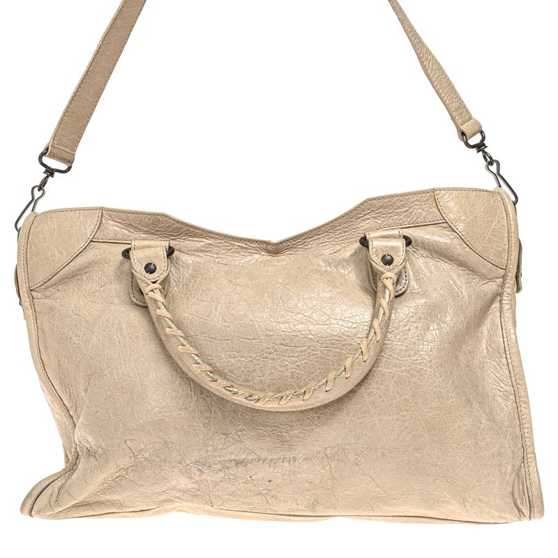 Bolsa-Balenciaga-Classic-City-Couro-Bege-