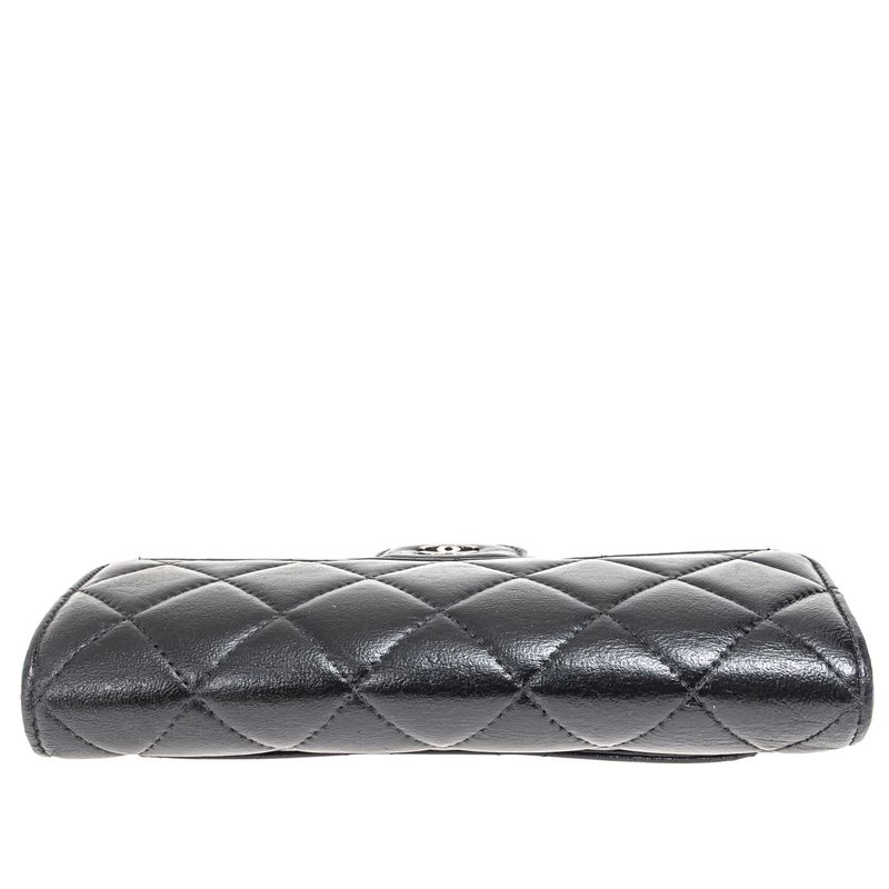 Carteira-Chanel-Lambskin-Matelasse-Preta-
