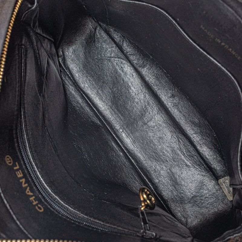 Bolsa-Chanel-Vintage-CC-Matelasse-Marrom