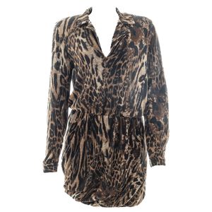 Vestido Mixed Estampa Animal Print