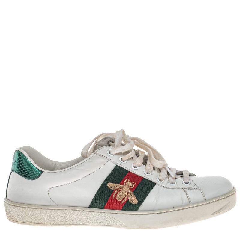 Tenis-Gucci-Couro-Branco-e-Faixa-Web