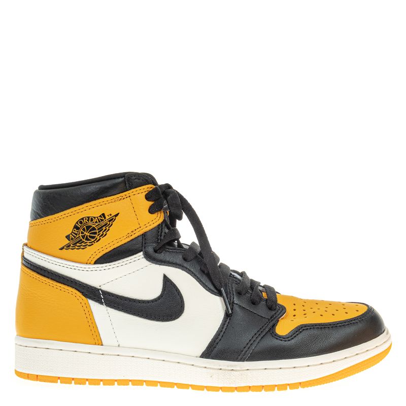 Tenis-Nike-Air-Jordan-Amarelo-Preto-e-Branco-