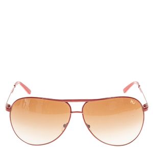 Óculos Marc Jacobs Metal Vermelho e Lente Marrom