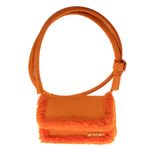 Bolsa-Jacquemus-Le-Rond-Shearling-Laranja