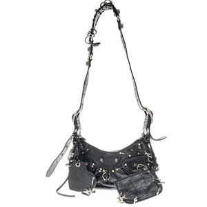 Bolsa Balenciaga Le Cagole Piercings Preta