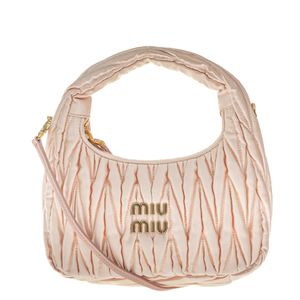 Bolsa Miu Miu Wander Cetim Champagne