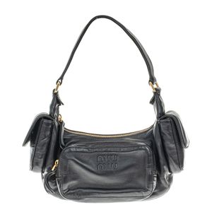 Bolsa Miu Miu Compartimentos Bolsos Preta