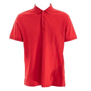 Blusa Polo Burberry Monogramada Vermelha