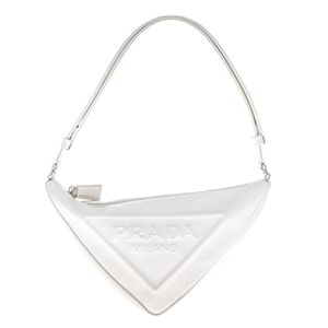 Bolsa Prada Triangle Branca