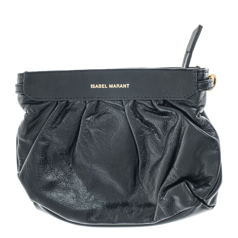 Bolsa-Isabel-Marant-Clutch-Couro-Preta