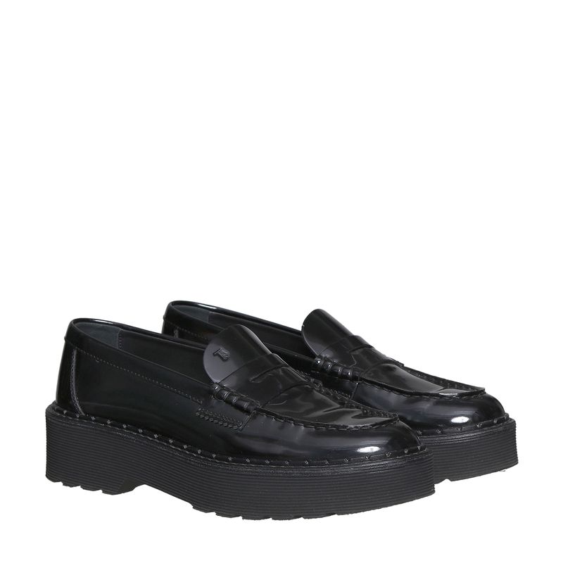 Mocassim-Tods-Verniz-Preto