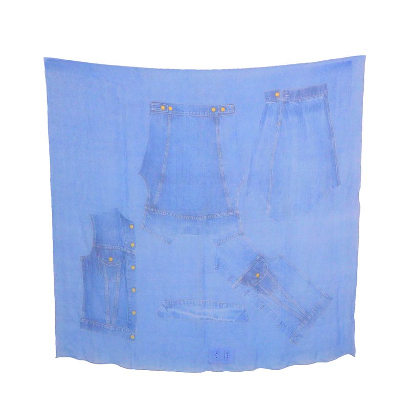Lenco-Christian-Dior-Seda-Azul