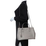 Bolsa-Prada-Galleria-Couro-Saffiano-Grande-Cinza