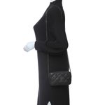 Bolsa-Saint-Laurent-Quilted-Becky-Mini-Camera-Preta