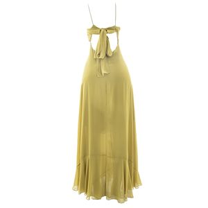 Vestido Barbara Bela Longo Verde
