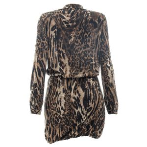 Vestido Mixed Estampa Animal Print