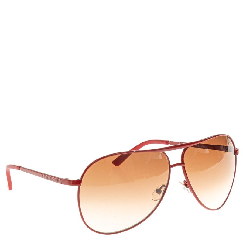 Oculos-Marc-Jacobs-Metal-Vermelho-e-Lente-Marrom