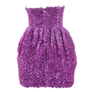 Vestido Rotate Rosas Roxo