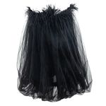 Vestido-Selezza-London-Balone-Plumas-Preto