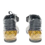 Tenis-Gucci-Couro-Estampado-e-Preto-