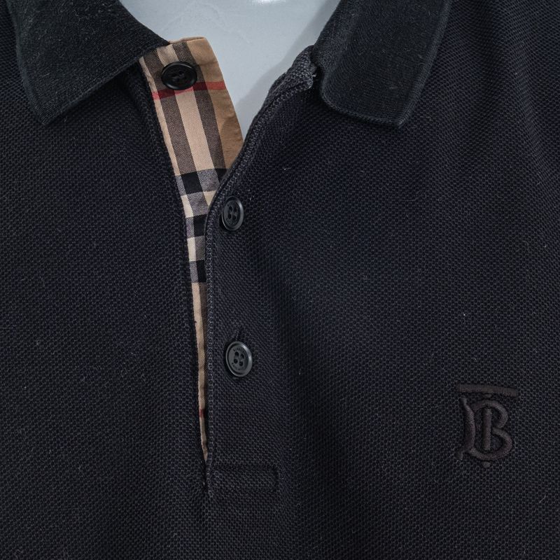 Blusa-Polo-Burberry-Monogramada-Preta