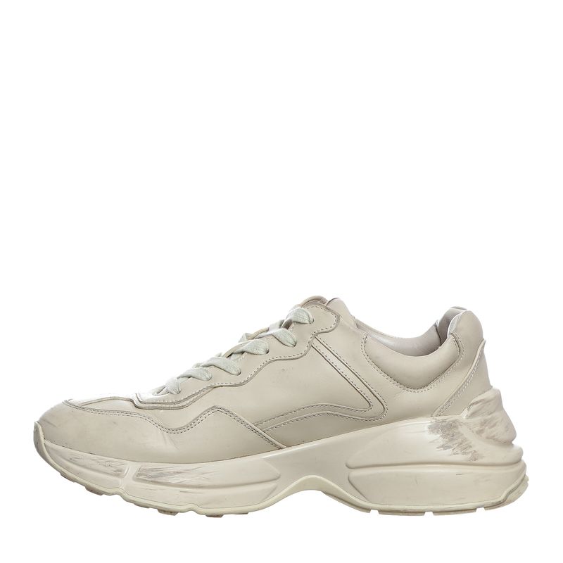 Tenis-Gucci-Rhyton-GG-Interlocking-Creme