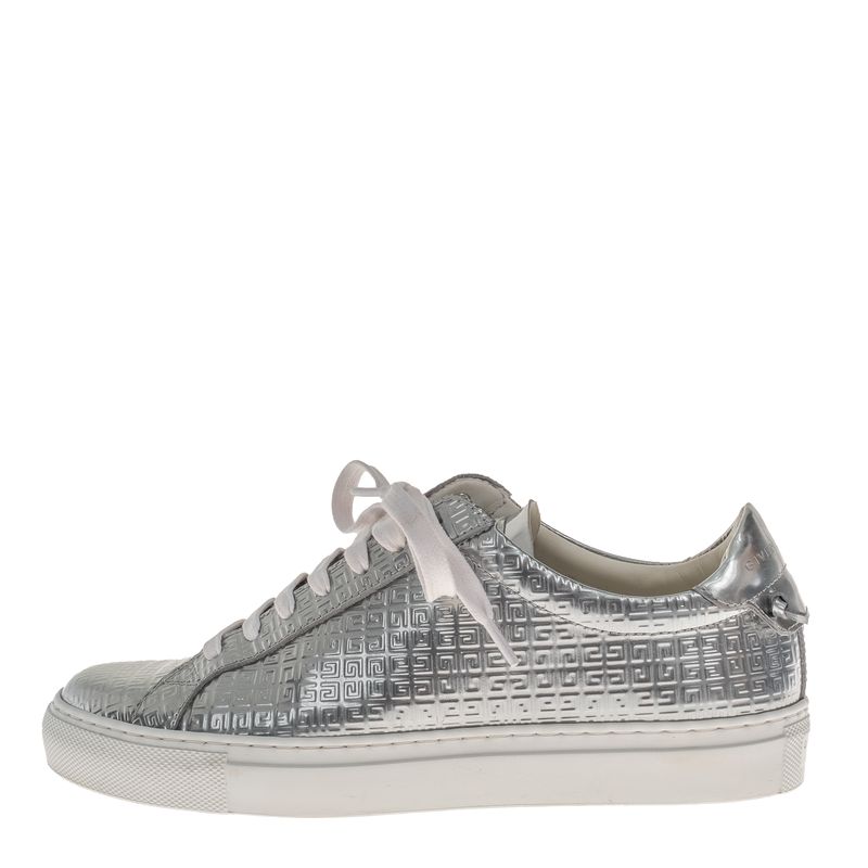 Tenis-Givenchy-Couro-Prateado-
