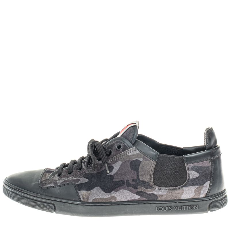 Tenis-Louis-Vuitton-Tecido-Estampa-Militar-