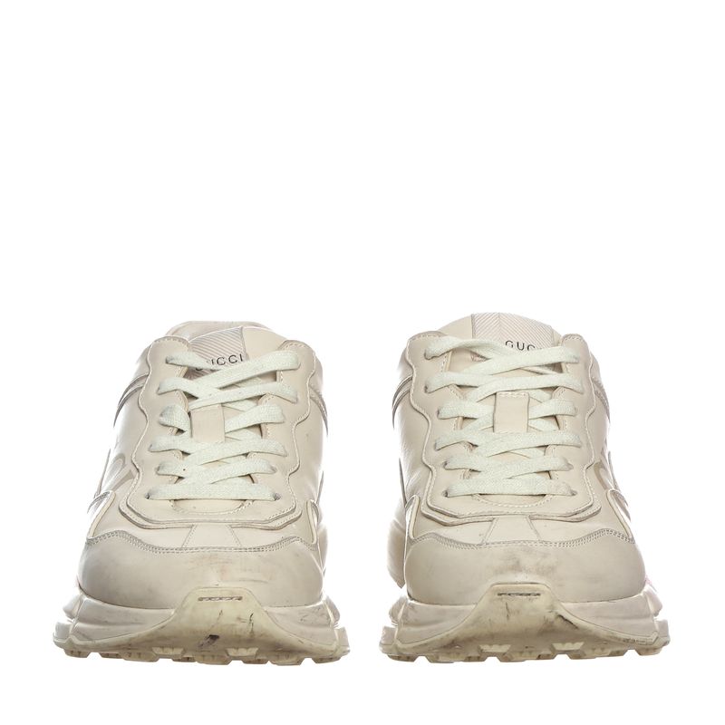 Tenis-Gucci-Rhyton-GG-Interlocking-Creme