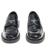 Mocassim-Prada-Chocolate-Couro-Preto-