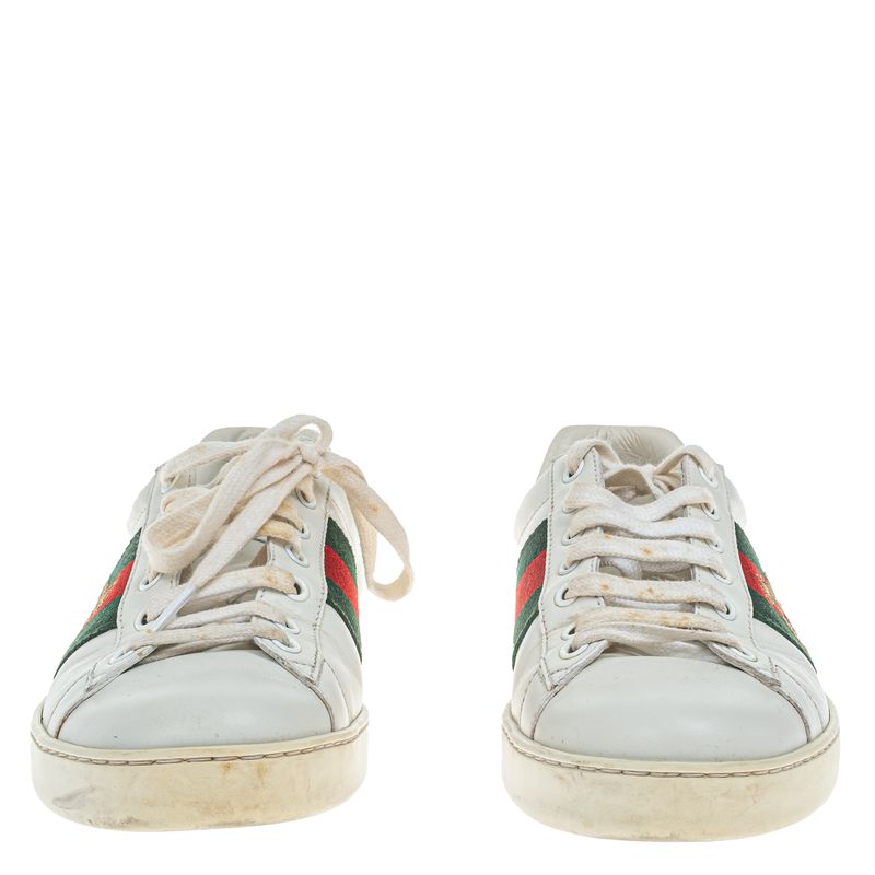 Tenis-Gucci-Couro-Branco-e-Faixa-Web