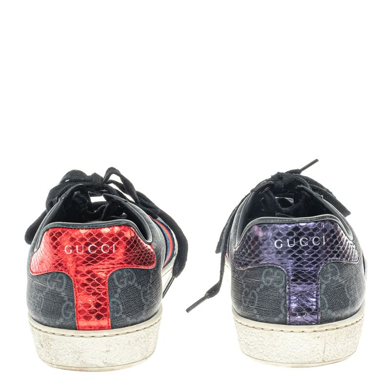 Tenis-Gucci-Ace-GG-Supreme-Azul-Marinho-