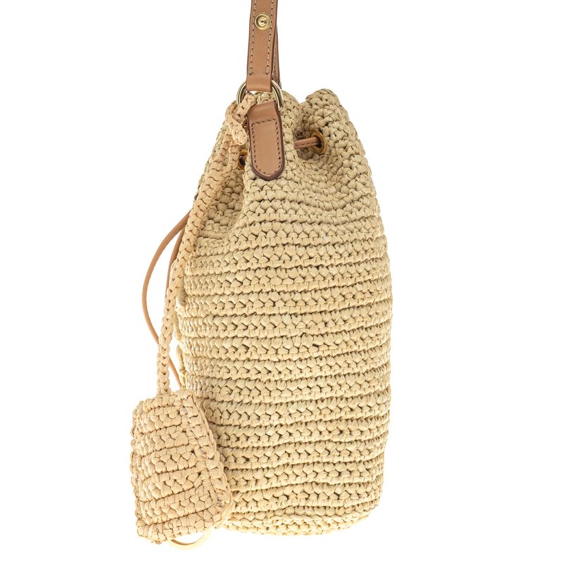 Bolsa-Prada-Bucket-Logo-Rafia-e-Couro