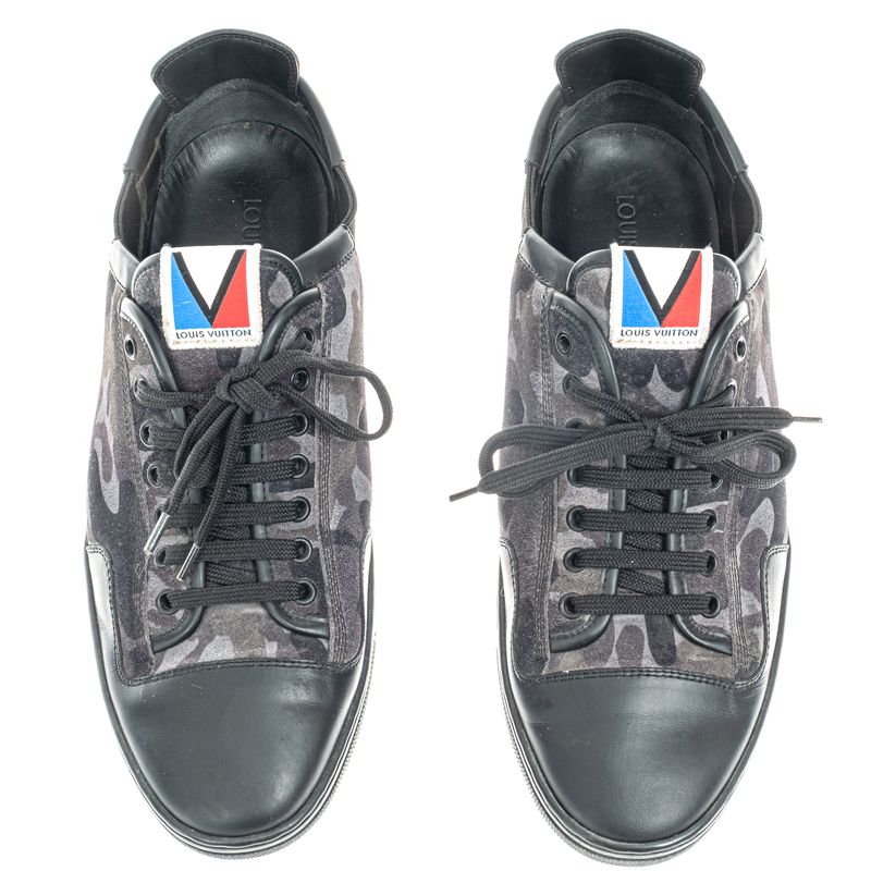 Tenis-Louis-Vuitton-Tecido-Estampa-Militar-
