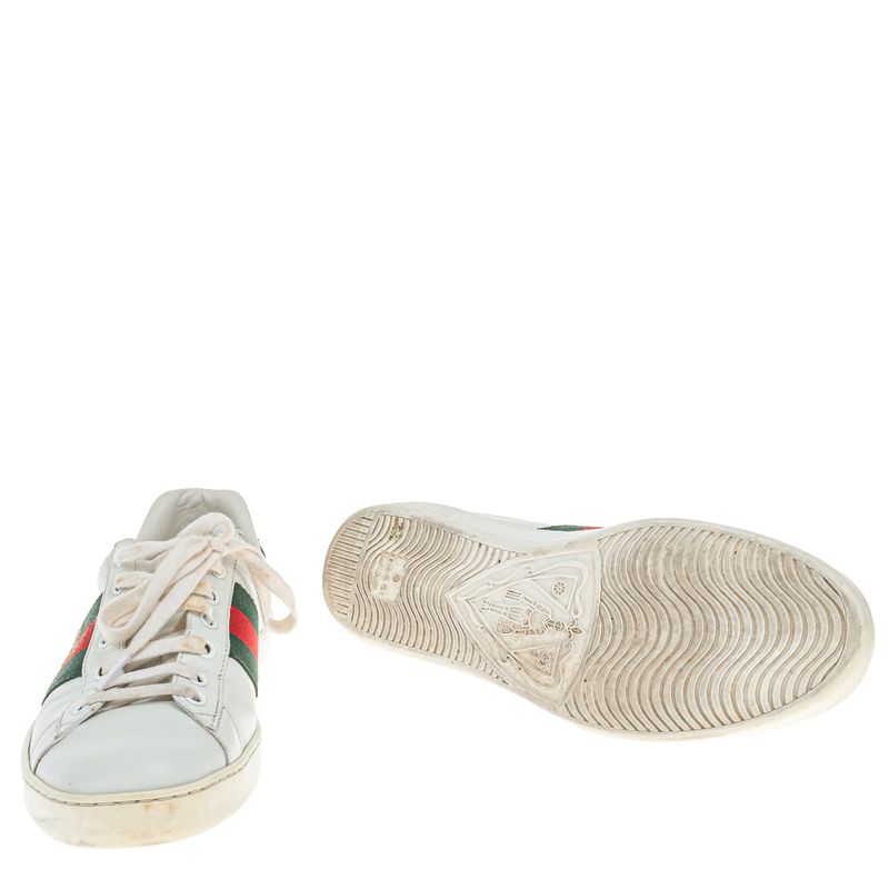 Tenis-Gucci-Couro-Branco-e-Faixa-Web