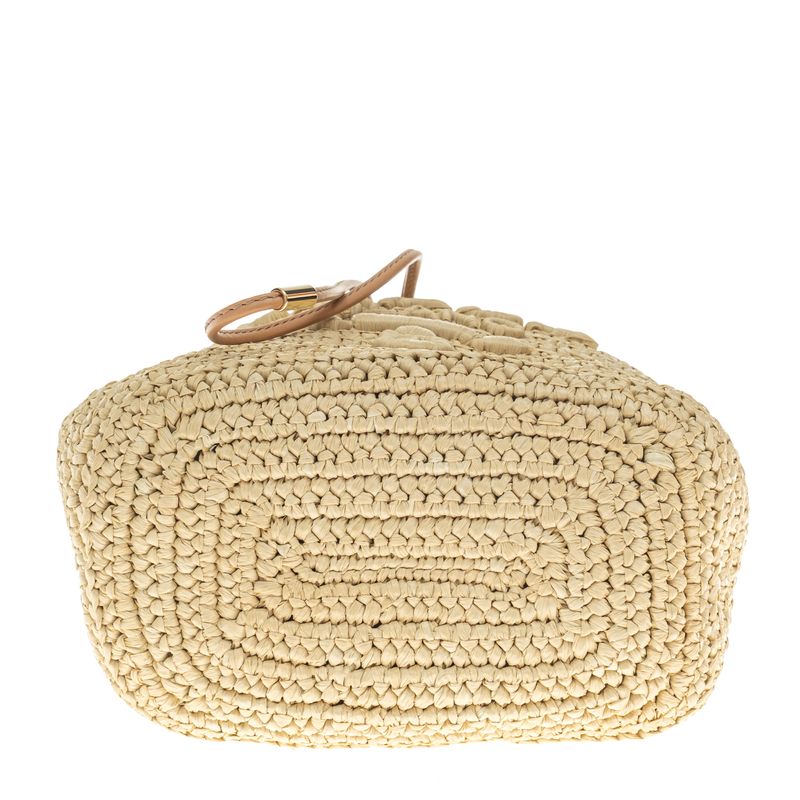 Bolsa-Prada-Bucket-Logo-Rafia-e-Couro