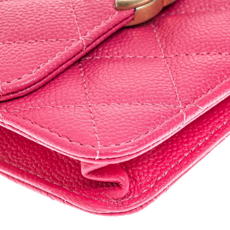 Bolsa-Chanel-Micro-Matelasse-Rosa