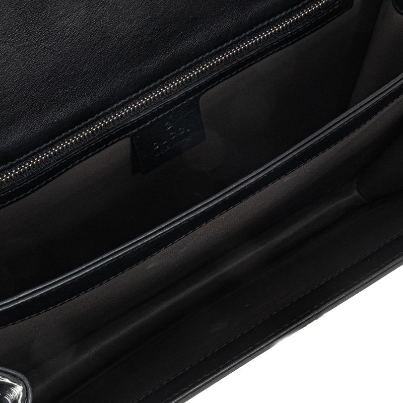 Bolsa-Gucci-Interlocking-Preta-