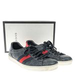 Tenis-Gucci-Ace-GG-Supreme-Azul-Marinho-