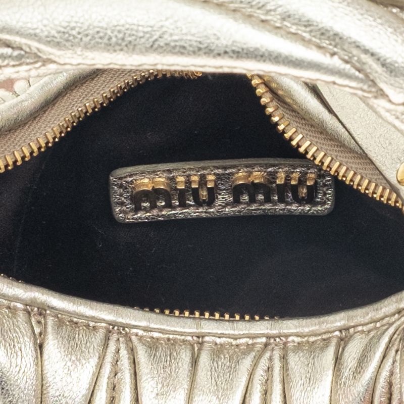 Bolsa-Miu-Miu-Wander-Mini-Dourada-