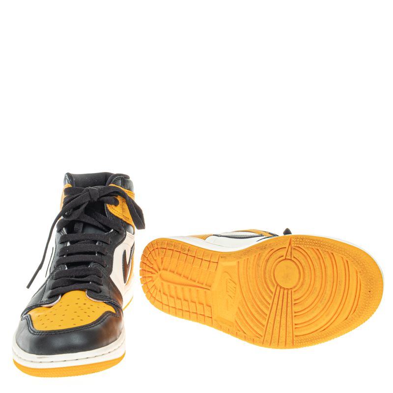 Tenis-Nike-Air-Jordan-Amarelo-Preto-e-Branco-