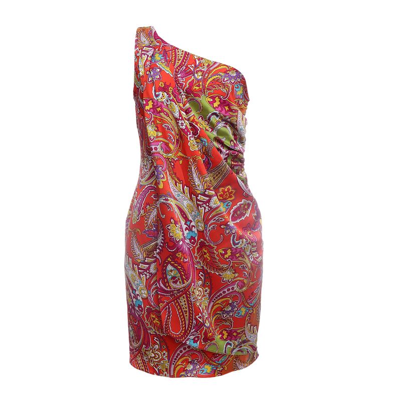 Vestido-Ralph-Lauren-Estampado-Laranja