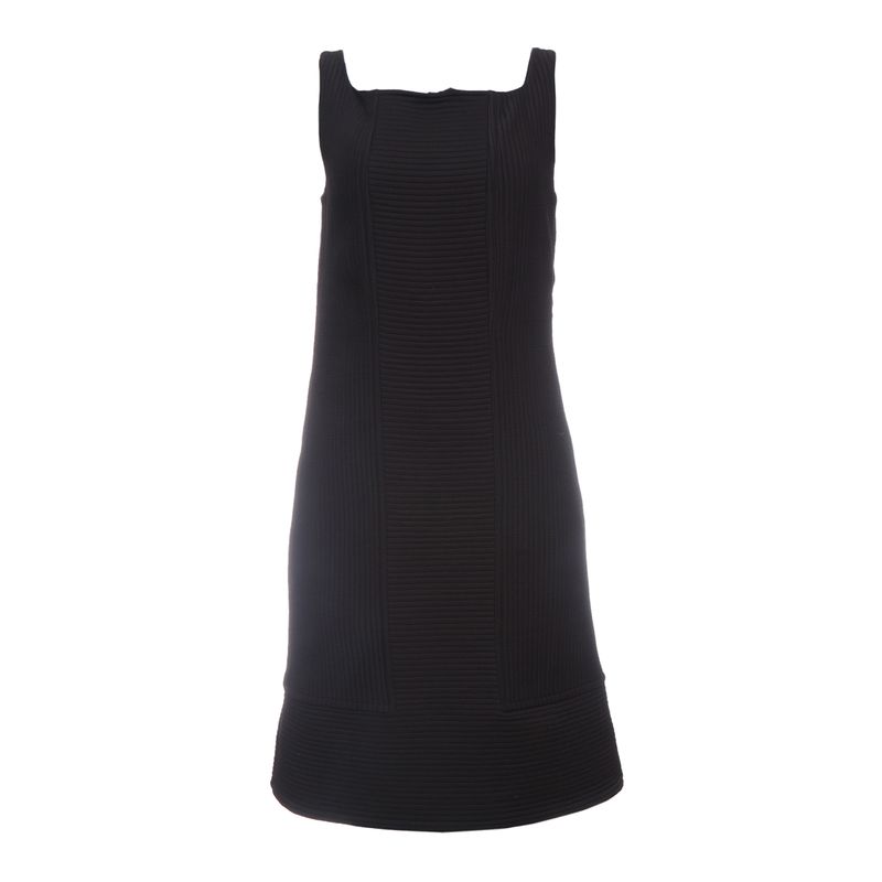 Vestido-Fendi-Texturizado-Preto