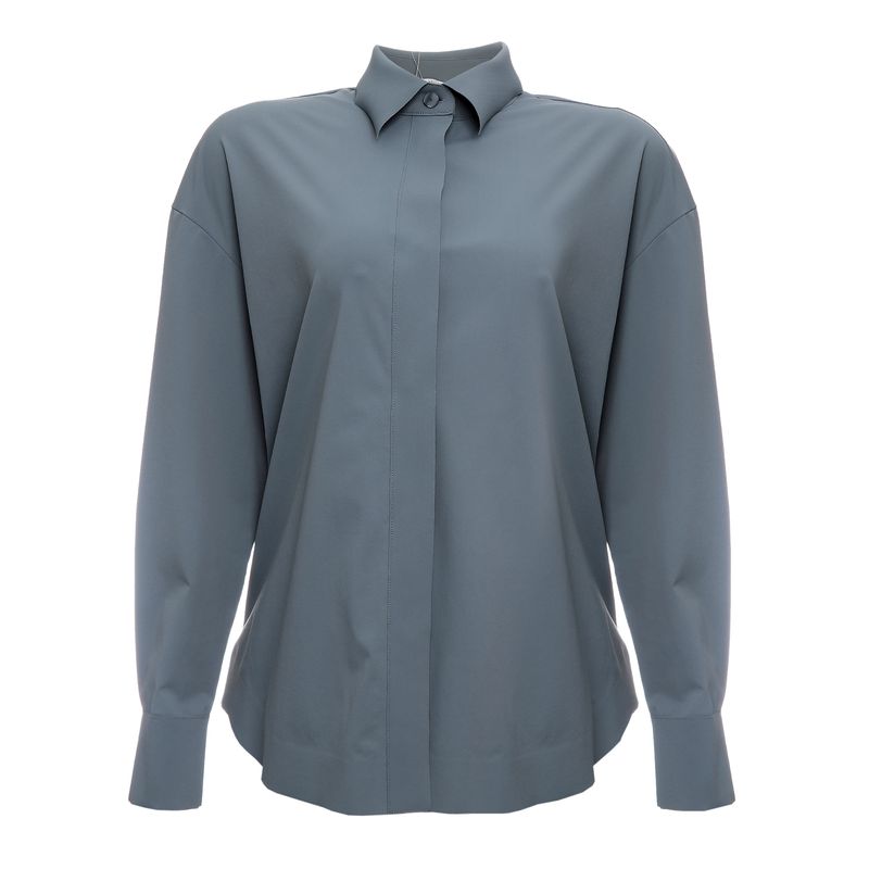 Camisa-Max-Mara-Azul