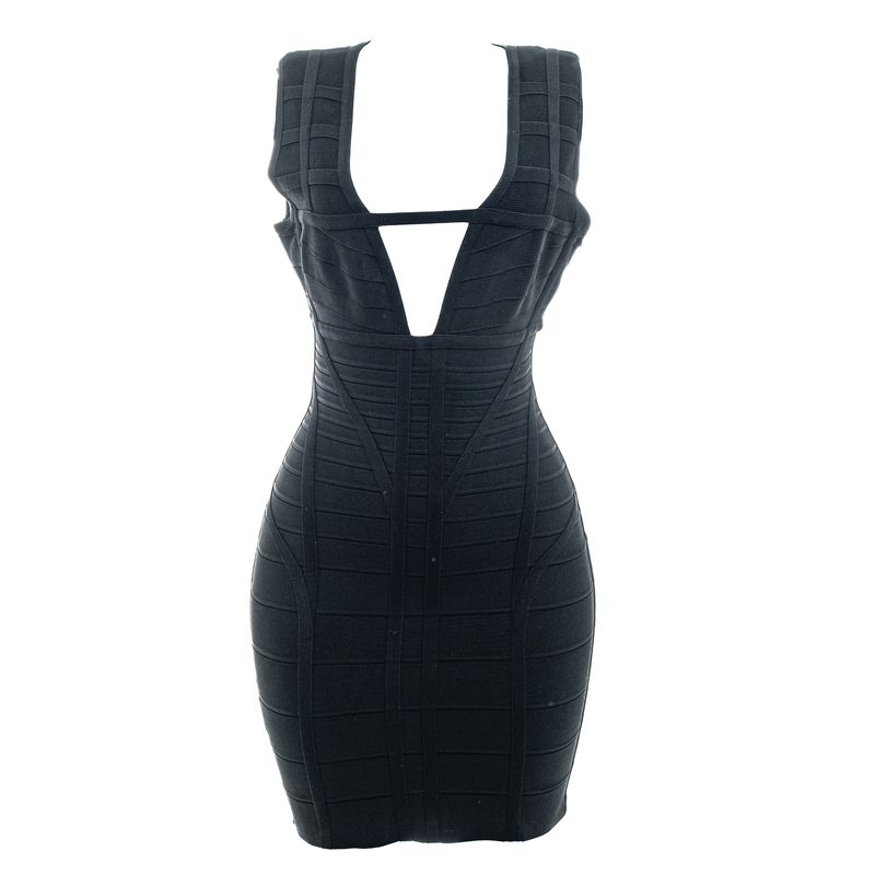 Vestido-Herve-Leger-Preto-